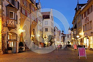 Street scene in Lindau, Germany