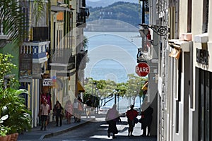 Street Scene in Old San Juan, Puerto Rico