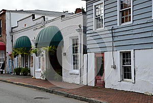 Street Scene in the Old Town of Savannah, Georgia