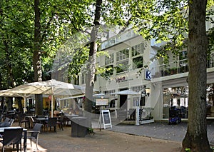 Street Scene in the Resort Bad Pyrmont, Lower Saxony