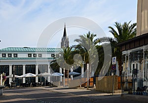 Street Scene in the Resort Bad Pyrmont, Lower Saxony