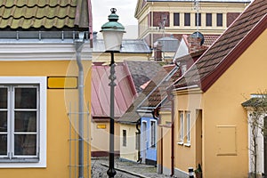 Street scene from the Swedish town of Ystad