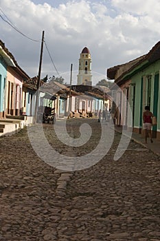 Street scene - Trinidad, Cuba photo