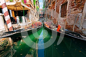 Street scene in Venice, Italy