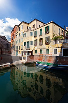 Street scene in Venice, Italy