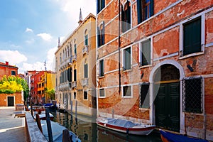 Street scene in Venice, Italy