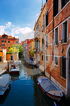 Street scene in Venice, Italy