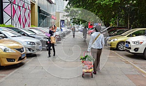 Street in Shanghai, China