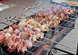 Street shashlik