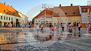 Street of Sibiu Romania