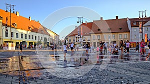 Street of Sibiu Romania