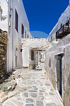 Street in Sifnos island, Cyclades, Greece