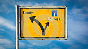 Street Sign Beauty versus Ugliness