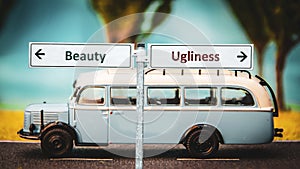 Street Sign Beauty versus Ugliness