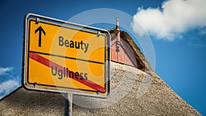 Street Sign Beauty versus Ugliness