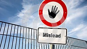 Street Sign Consultation versus Mislead