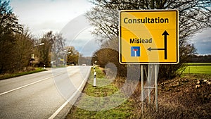 Street Sign Consultation versus Mislead