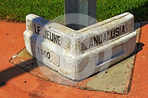 Street sign in Coral Gables photo