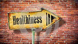 Street Sign to Healthiness