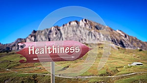 Street Sign to Healthiness