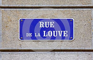 Street sign in Lausanne, Swiss