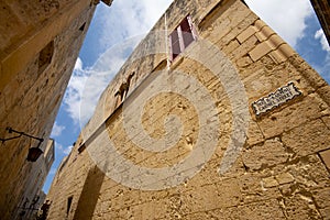 Street Sign in Mdina