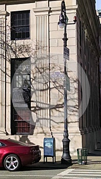 Street sign for Park Ave in New York City