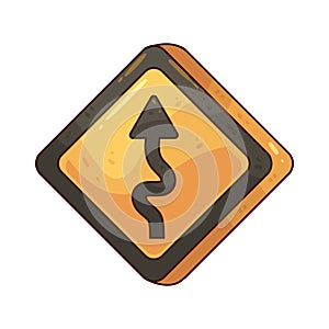 Winding Road Sign
