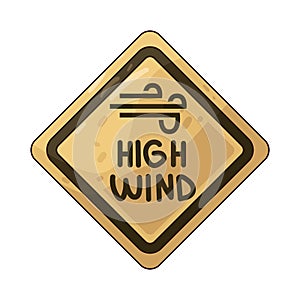 High Wind Area