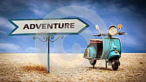 Street Sign to Adventure