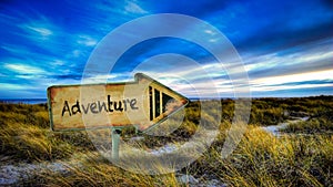 Street Sign to Adventure