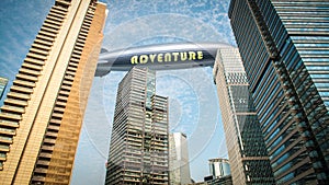 Street Sign to Adventure