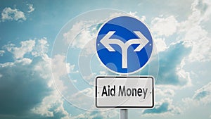 Street Sign to Aid Money