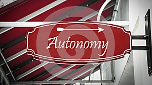 Street Sign to Autonomy