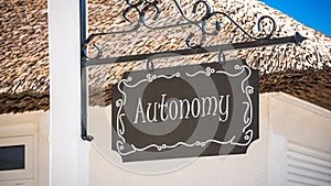 Street Sign to Autonomy