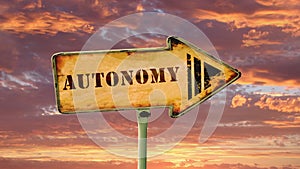 Street Sign to Autonomy