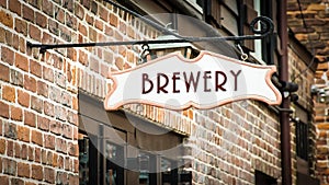 Street Sign to Brewery