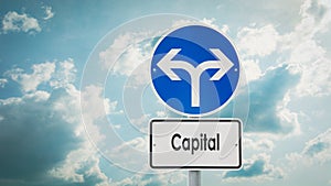 Street Sign to Capital