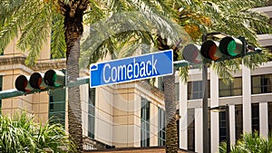 Street Sign to Comeback