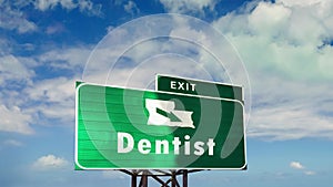 Street Sign to Dentist