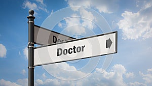 Street Sign to Doctor