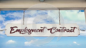 Street Sign to Employment Contract