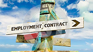 Street Sign to Employment Contract