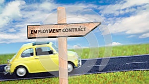 Street Sign to Employment Contract