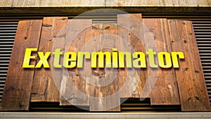 Street Sign to Exterminator