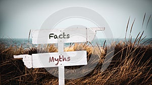 Street Sign to Facts versus Myths