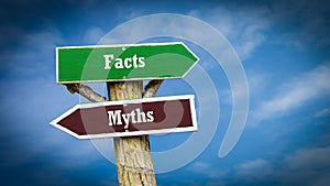 Street Sign to Facts versus Myths