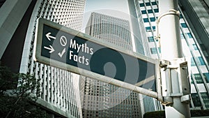 Street Sign to Facts versus Myths