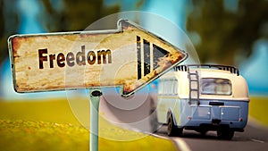 Street Sign to Freedom