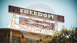 Street Sign to Freedom